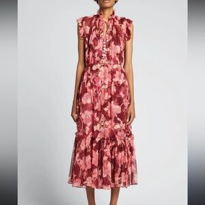 Zimmermann Concert Flutter Midi Dress